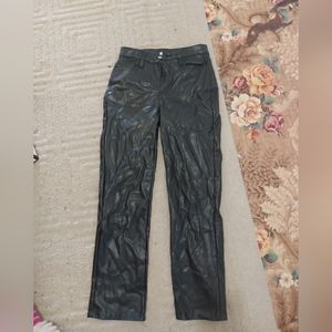 Black Leather Pants
